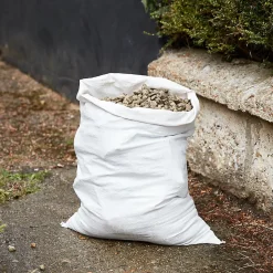 Sac à gravats en polypropylène tissé robuste 50L H.70 x l.50, lot de 5 Best