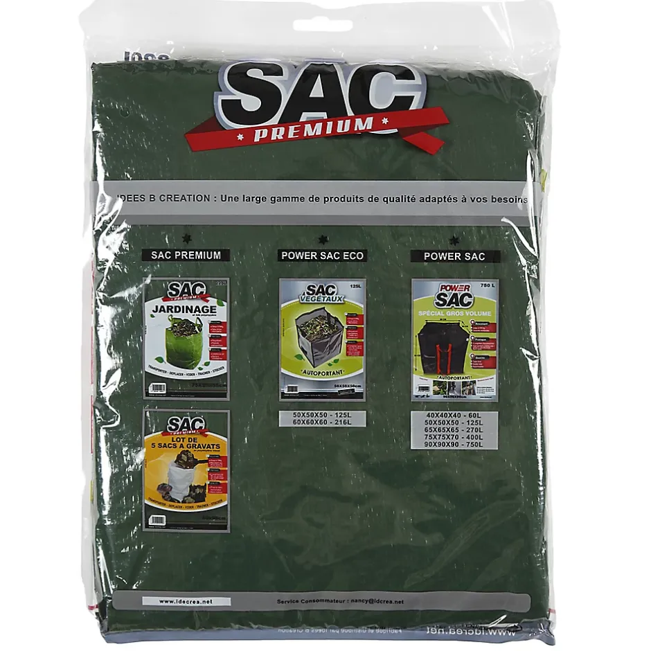 Sac à végétaux Polypro 220L H. 750 mm Discount