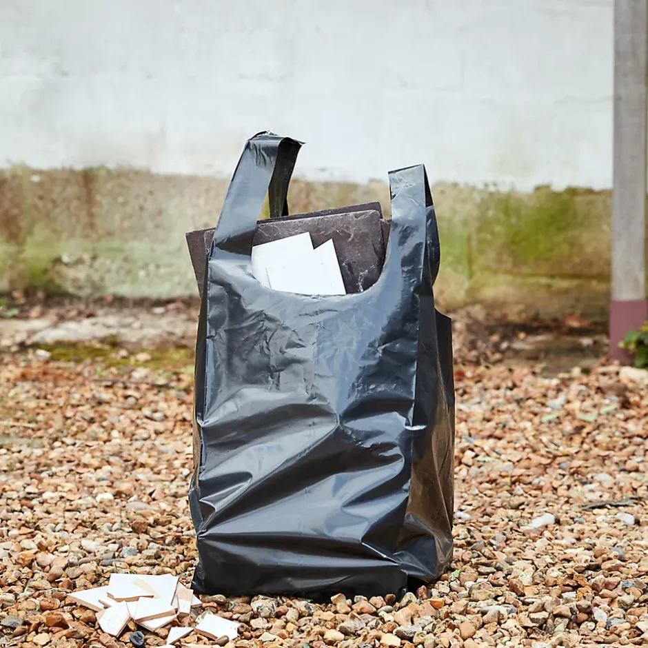Sac de décombres extérieur noir 50 L vendu par 5 pièces Best
