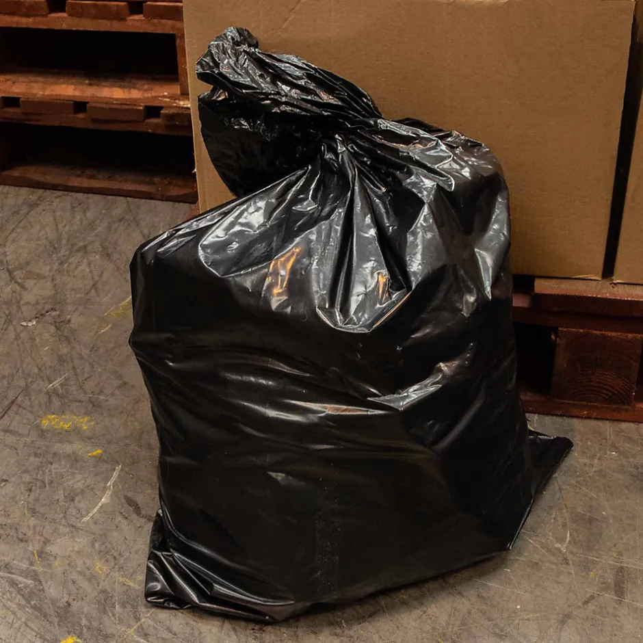 Sac de décombres intérieur et extérieur noir 50L vendu par 30 pièces