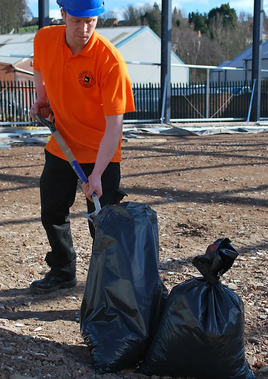 Sac de décombres intérieur et extérieur noir 50L vendu par 30 pièces