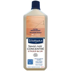 Starwax Savon noir à l'huile de lin 1L