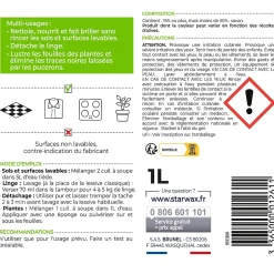 Starwax Savon noir à l'huile d'olive en bouteille 1L New