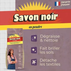 Starwax Fabulous Savon noir en poudre 500g Hot