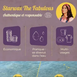 Starwax Fabulous Savon noir en poudre 500g Hot