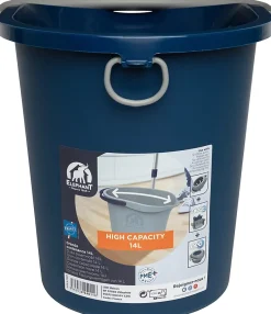 Elephant Seau design France 14L bleu