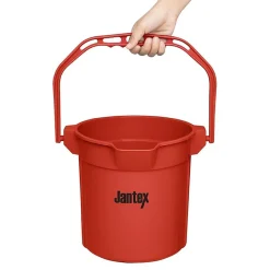 Jantex Seau Gradué avec Bec Verseur 10 Litres Rouge -