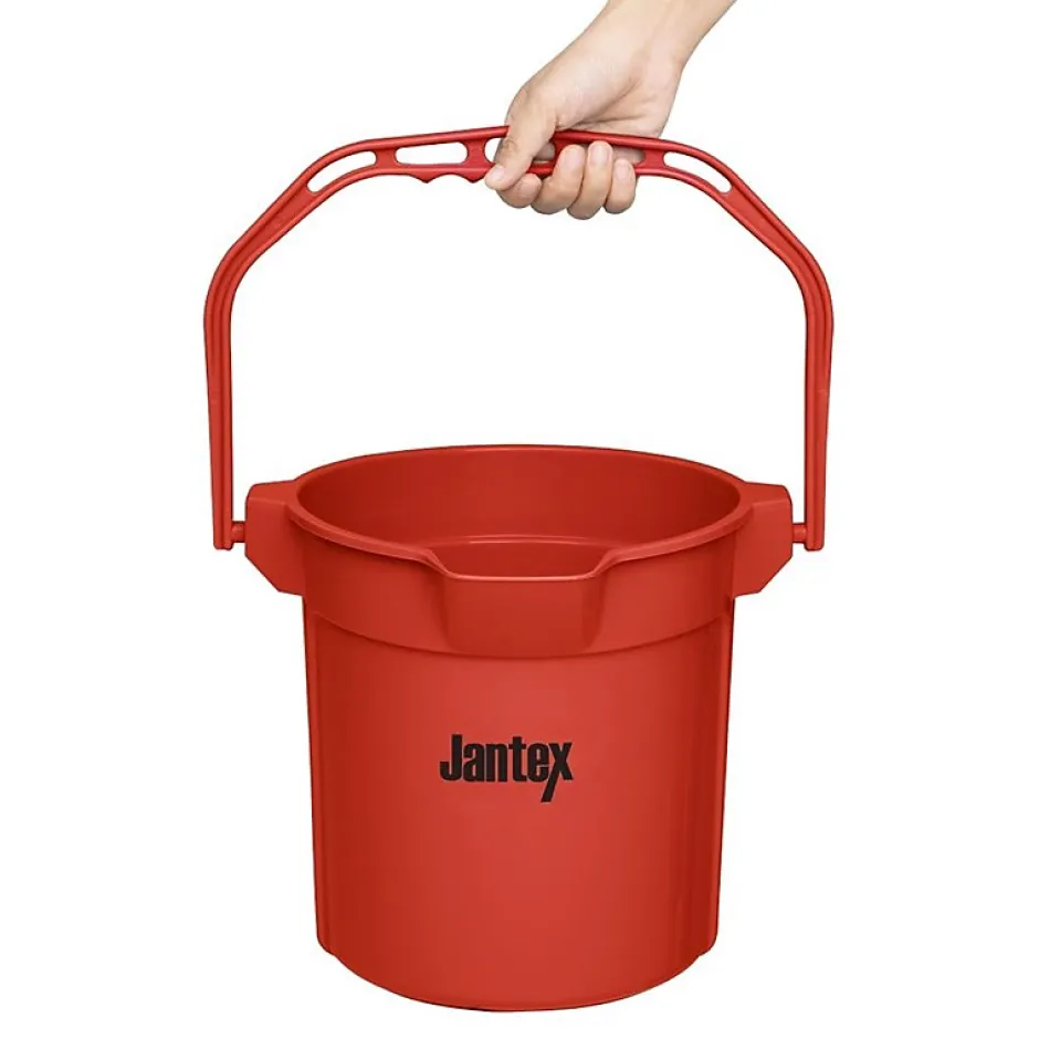Jantex Seau Gradué avec Bec Verseur 10 Litres Rouge -