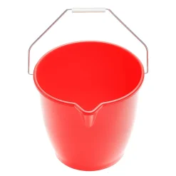 Guialto Seau 12L Plastique Rond avec Bec verseur - Hot