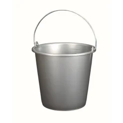 Optiplast Seau ménager en plastique gris ø28 cm 10L