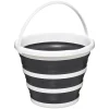 5Five Seau pliable 10L - Blanc gris -