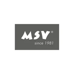 MSV Seau rectangulaire 12L PP Gris