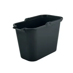 MSV Seau rectangulaire 12L PP Gris