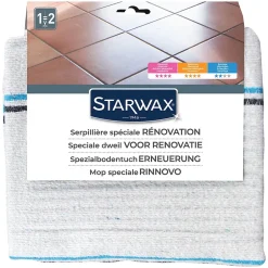 Starwax Serpillière gaufrée extra-blanche 50 x 100 cm Sale
