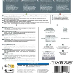 Starwax Serpillère microfibre désincrustante bleu L.70 x l.50 cm