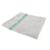 Serpillère traditionnelle blanc cassé et vert L.100 x l.60 cm Sale