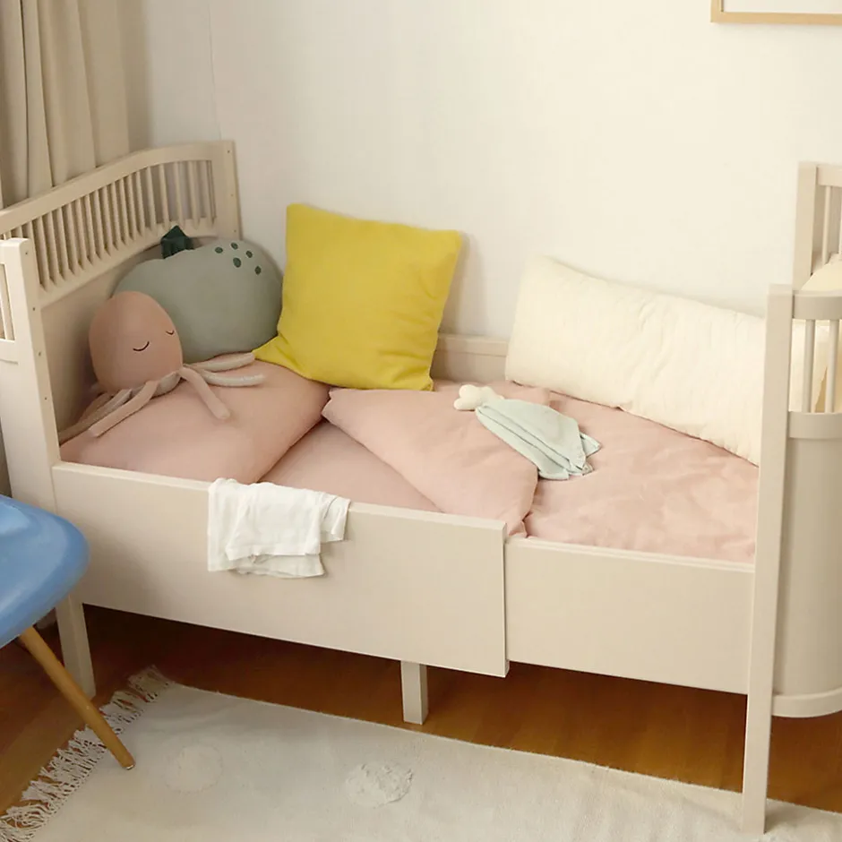 Kindsgut Set de 2 drap-housses rose foncé 60 x 120 cm