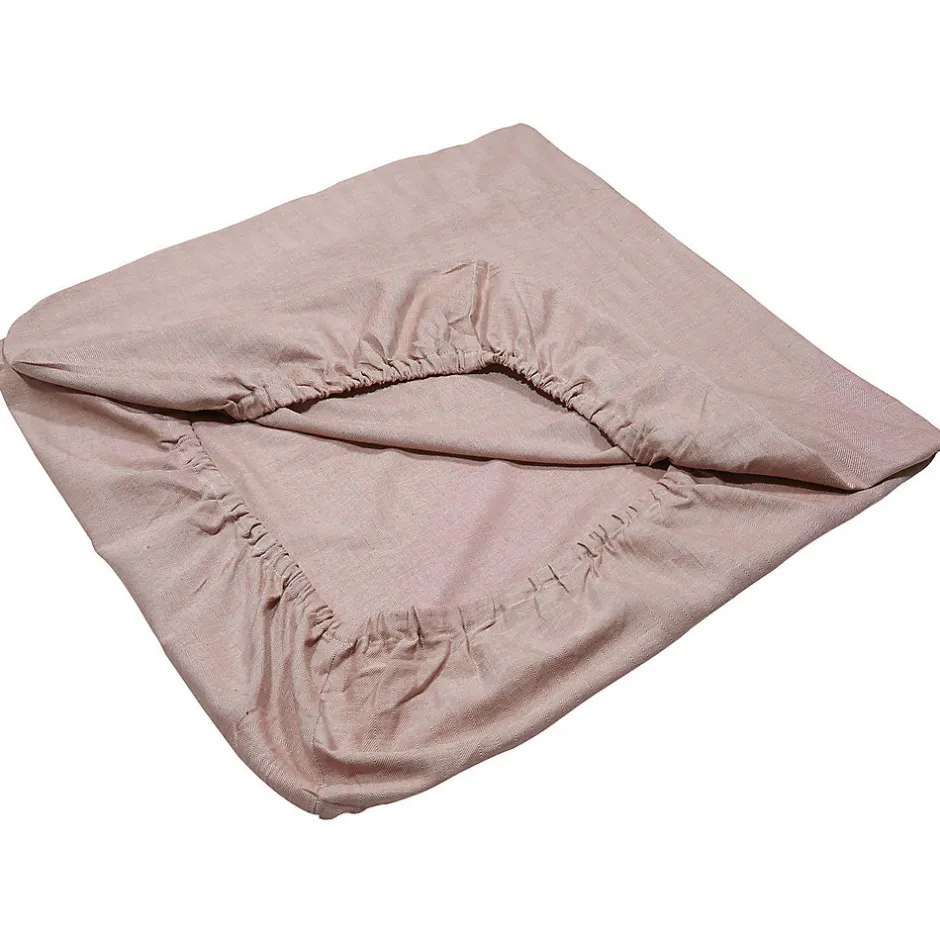 Kindsgut Set de 2 drap-housses rose foncé 60 x 120 cm