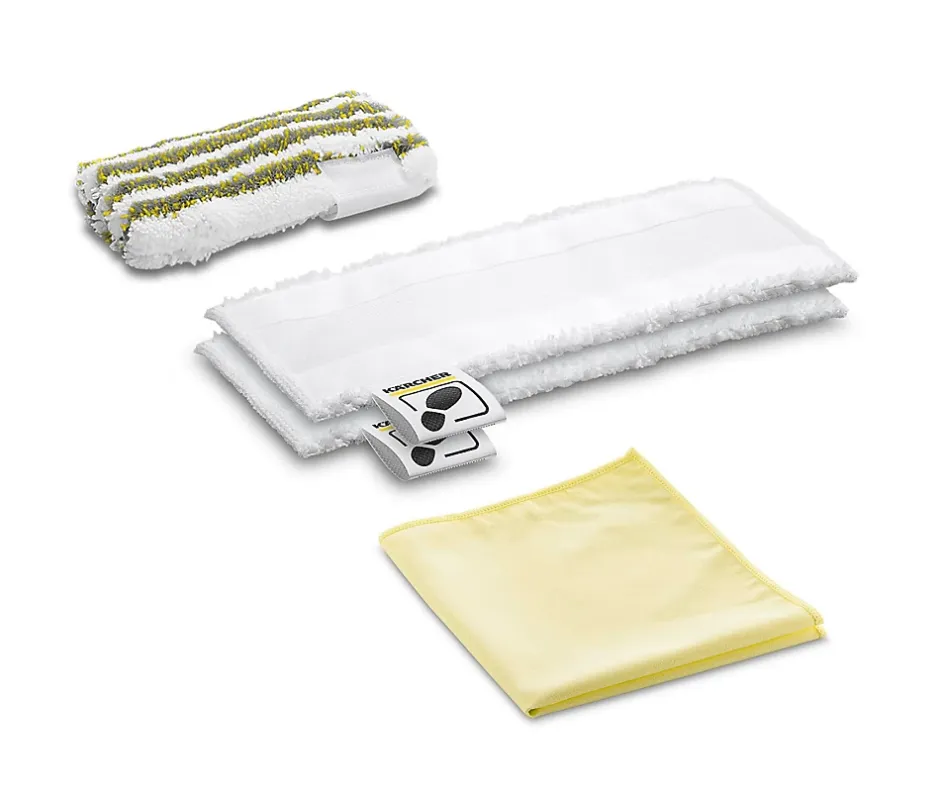 Kärcher Set microfibre spécial salle de bains pour nettoyeur vapeur Karcher Best