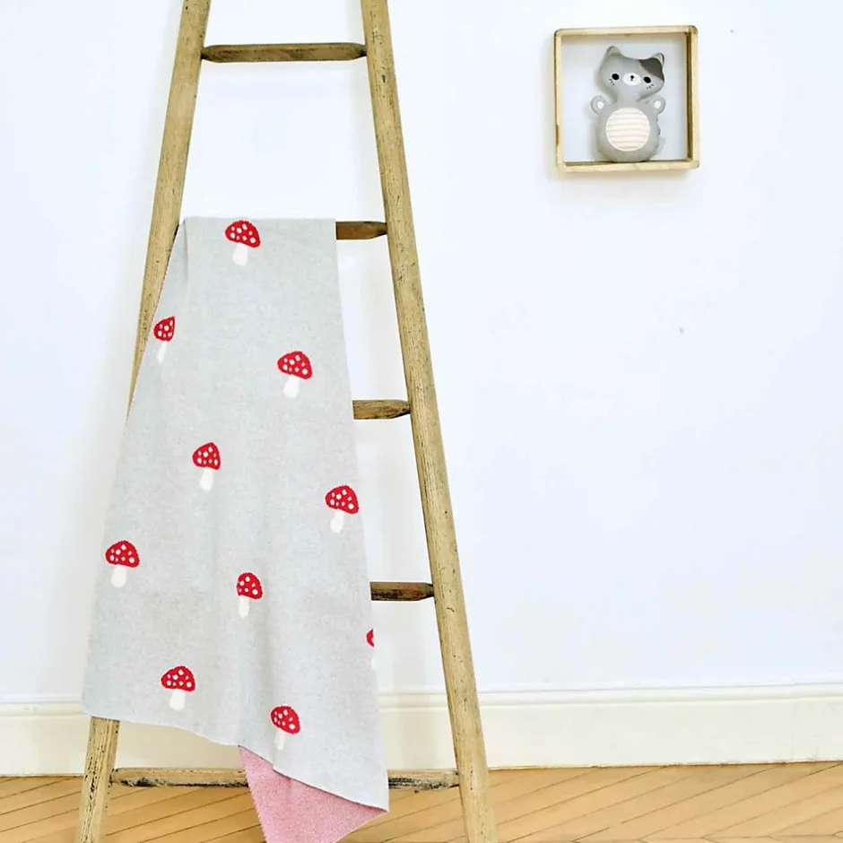 Sevira Kids Couverture en coton bio CHAMPI Clearance
