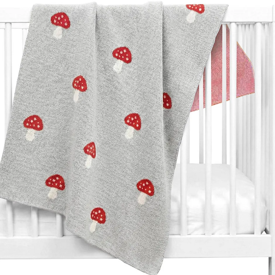Sevira Kids Couverture en coton bio CHAMPI Clearance