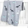 Sevira Kids Couverture en coton bio DINO