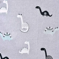Sevira Kids Couverture en coton bio DINO