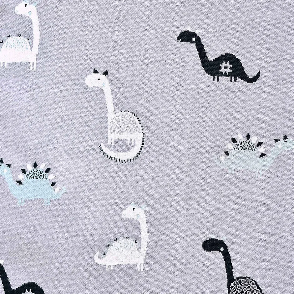 Sevira Kids Couverture en coton bio DINO