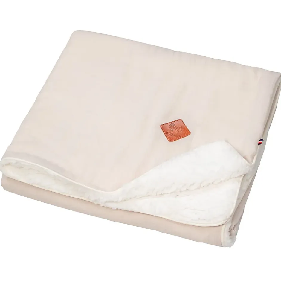 Sevira Kids Couverture en gaze de coton et sherpa Jeanne Discount