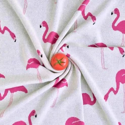 Sevira Kids Couverture en coton bio FLAMANT ROSE