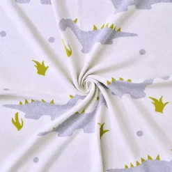 Sevira Kids Couverture en coton bio GOTS Dinosaure Sale