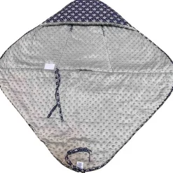 Sevira Kids Couverture enveloppante nid d'ange bébé réversible en coton minky ELI New