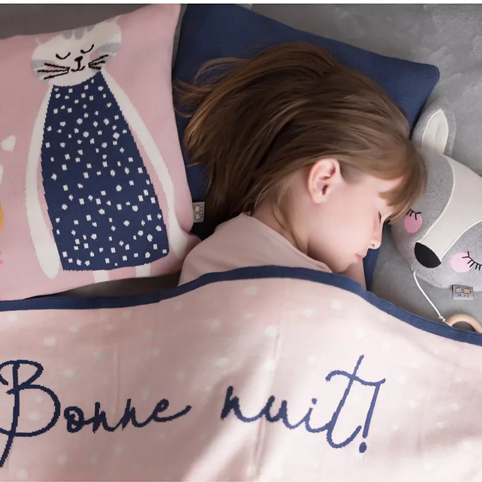 Sevira Kids Couverture en coton bio Gots Chaton Clearance
