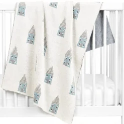 Sevira Kids Couverture en coton bio Gots MAISONS