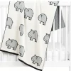 Sevira Kids Couverture plaid en coton bio HIPPO
