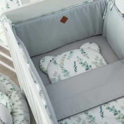 Sevira Kids Couverture plaid réversible Eucalyptus