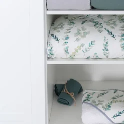 Sevira Kids Couverture plaid réversible Eucalyptus