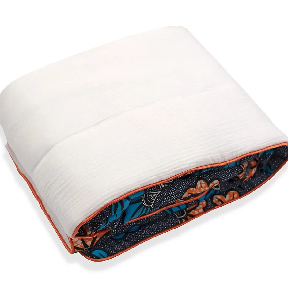 Sevira Kids Couverture réversible Wax Fleurs de mariage Best