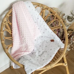 Sevira Kids Couverture réversible et ultra douce STELLA