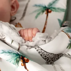 Sevira Kids Couverture réversible en minky Safari Online