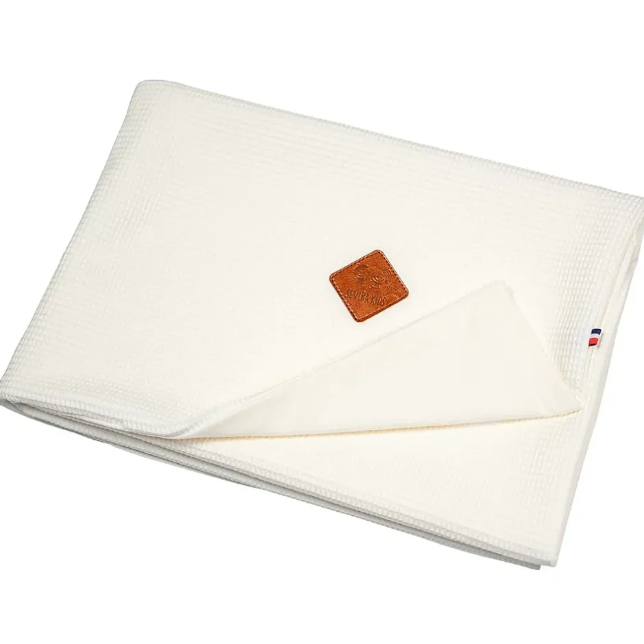 Sevira Kids Couverture été en coton nid d'abeille Best