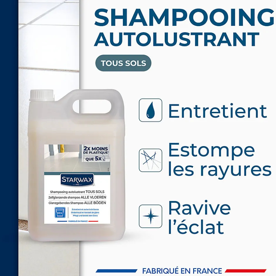 Starwax Shampoing brillant sols carrelés 5L