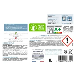 Starwax Shampoing raviveur sols plastiques 1L