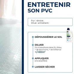 Starwax Shampoing raviveur sols plastiques 1L