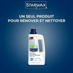 Starwax Shampoing raviveur sols plastiques 1L