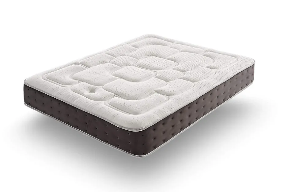 Simpur Low Cost Simpur relax matelas 90x190 cm royal top viscoélastique et ressorts ensachés 30 cm d'épaisseur 7 zones de confort