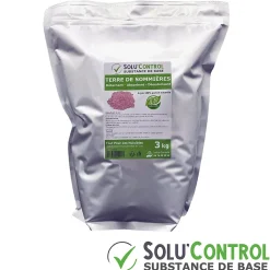 Tout Pour Les Nuisibles SOLU'CONTROL - Terre de Sommières 3 kg - Détachant Naturel et Absorbant - Élimine les Odeurs d'Urine, Litière de Chat, Tapis