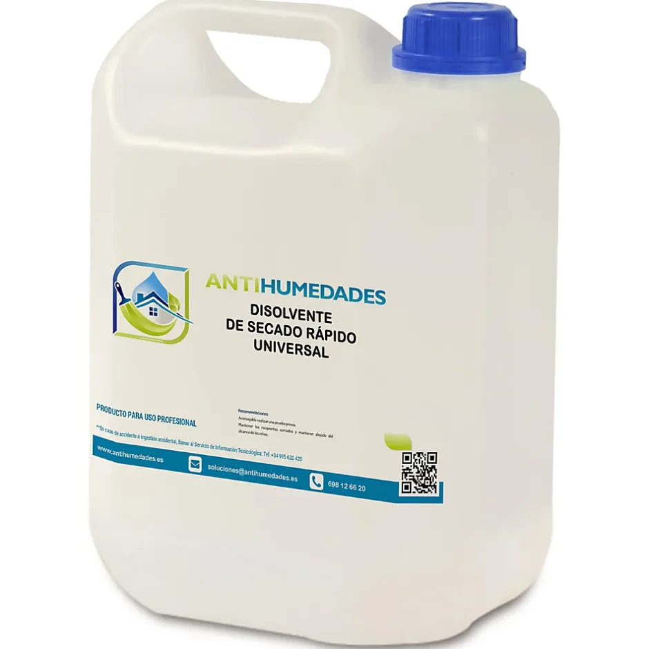 Antihumedades Solvant universel à séchage rapide (5 l) - Réduit la viscosité et augmente l'adhérence de la peinture Best