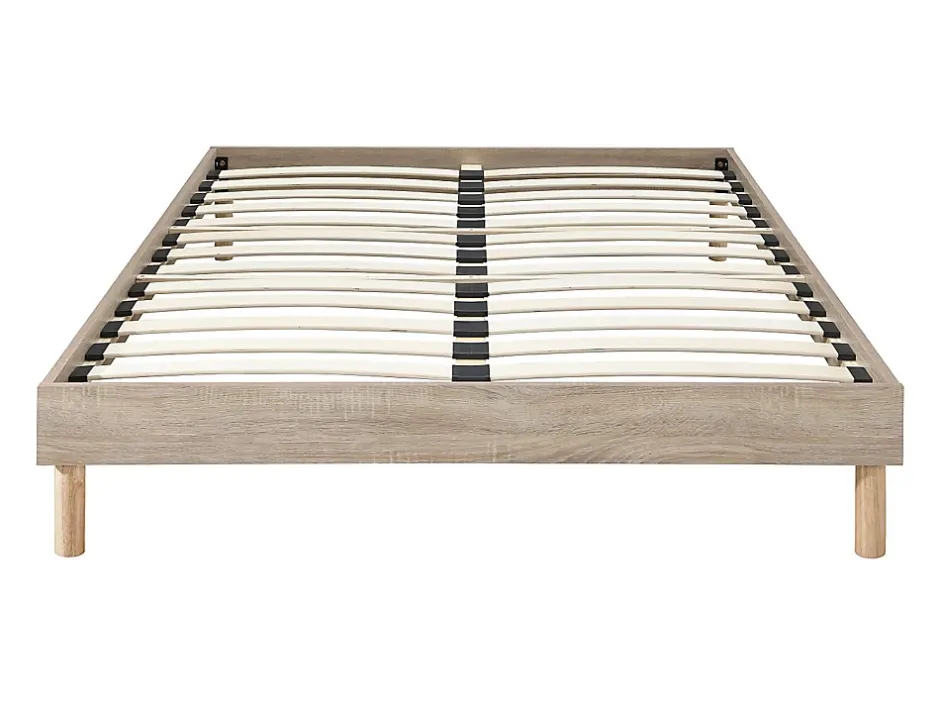 Vente-unique Sommier à lattes 140 x 190 cm - Naturel clair - MUCHIGAN de YSMÉE Online