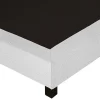 Juanio Sommier à lattes avec pieds CELY, tapissier en bois massif couleur gris- longueur 190 x largeur 90 cm Best
